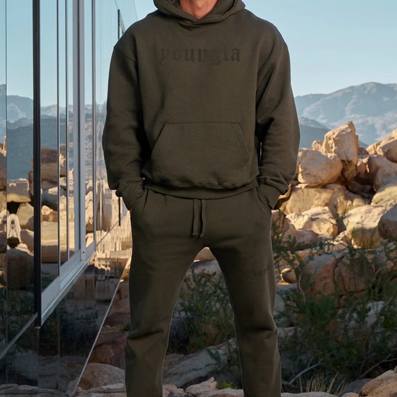 YOUNG LA 566 - CLOUD 9 HOODIE & PANTS LIKE NEW!!!! - Picture 1 of 10